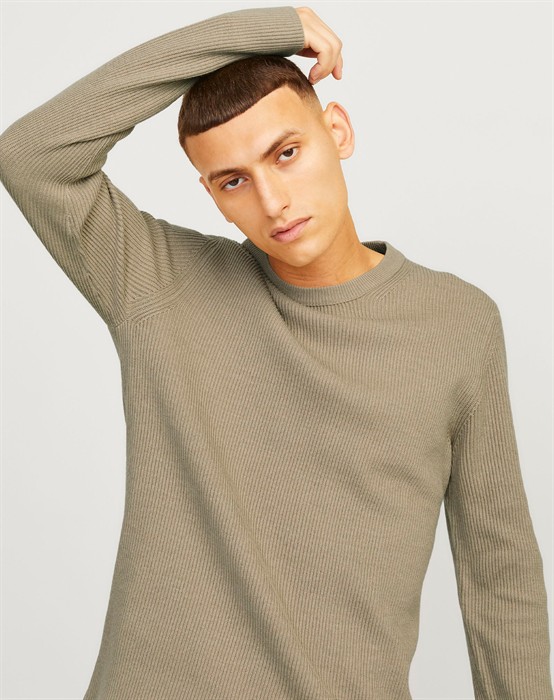 JJEPerfect Crew Neck Strik 